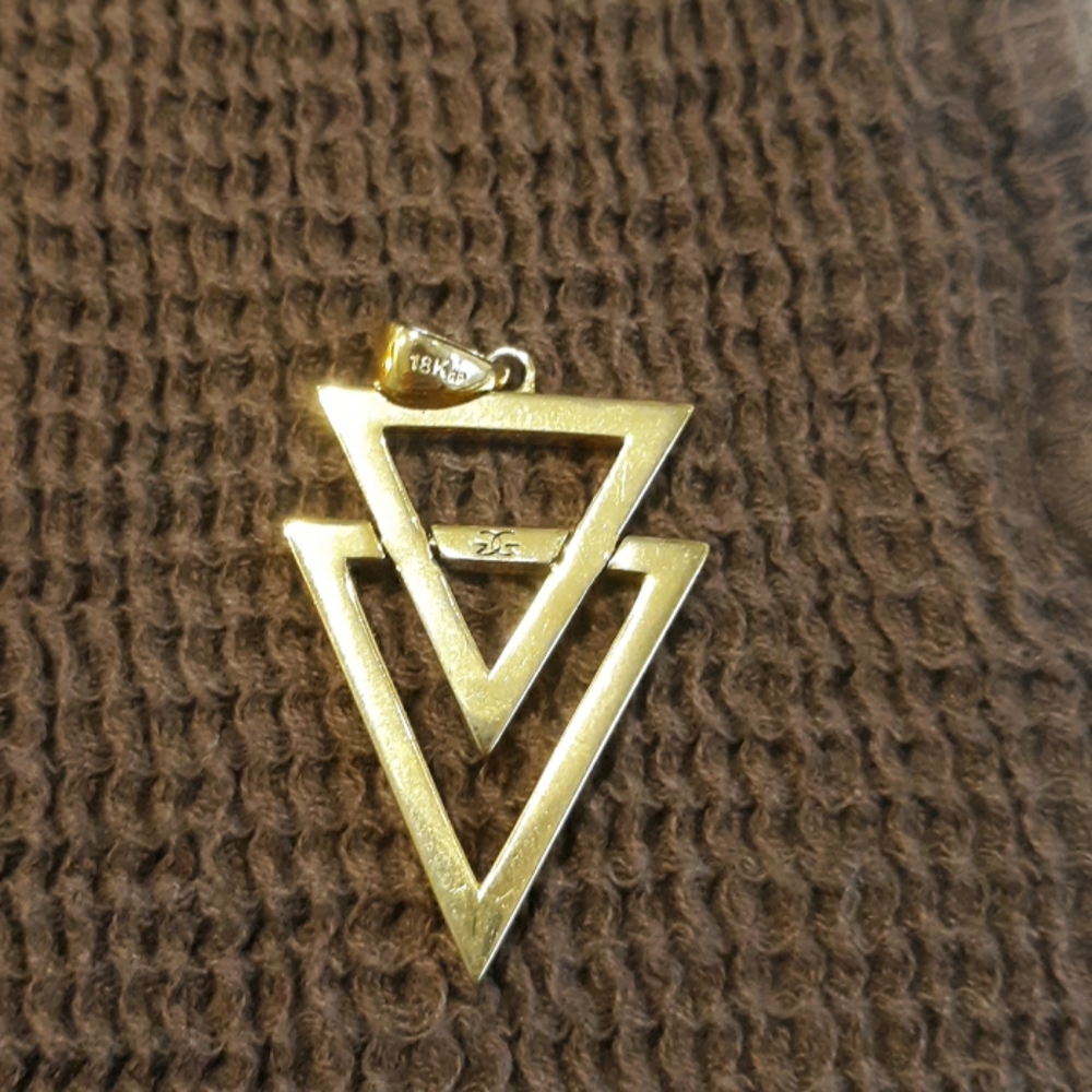 18k Gold Plated Necklace Pendant